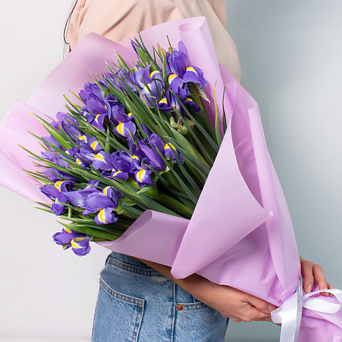 ЛЭТУАЛЬ FLOWERS Букет из ирисов 51 шт. #1