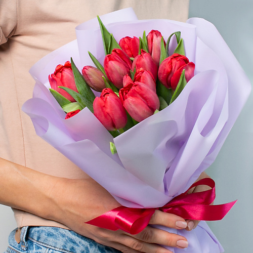 ЛЭТУАЛЬ FLOWERS Букет из красных тюльпанов 11 шт. #1