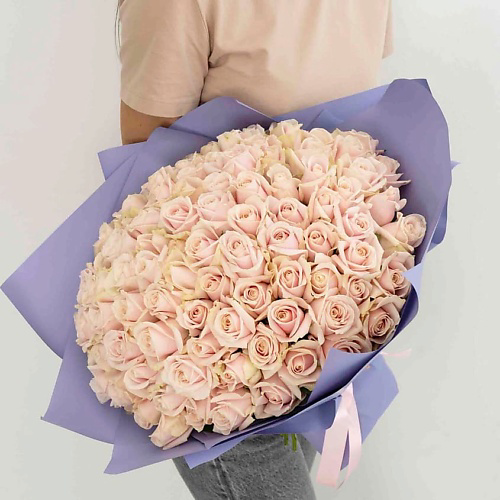 ЛЭТУАЛЬ FLOWERS Букет из нежных роз 101 шт.(40 см) #1