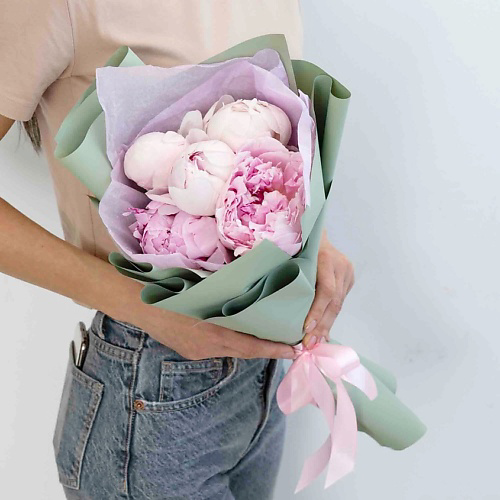 ЛЭТУАЛЬ FLOWERS Букет из пионов 5 шт. #1