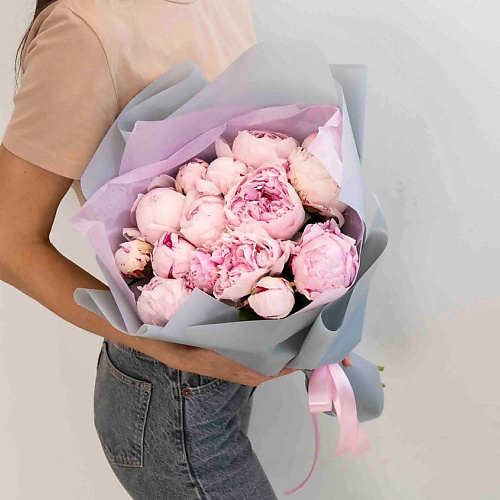 ЛЭТУАЛЬ FLOWERS Букет из пионов 15 шт. #1