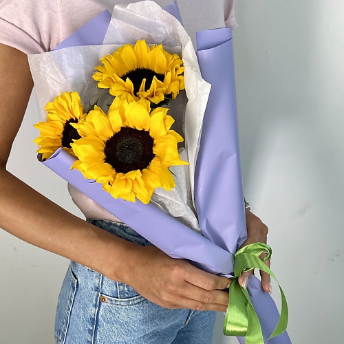 ЛЭТУАЛЬ FLOWERS Букет из подсолнухов 3 шт. #1