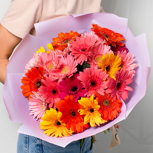 ЛЭТУАЛЬ FLOWERS Букет из разноцветных Гермини 35 шт. #1