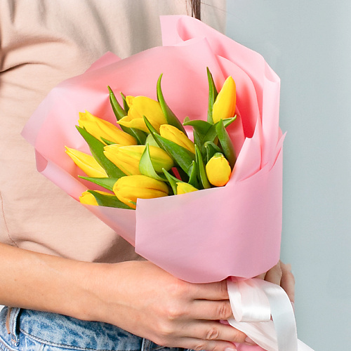 ЛЭТУАЛЬ FLOWERS Букет из желтых тюльпанов 11 шт. #1