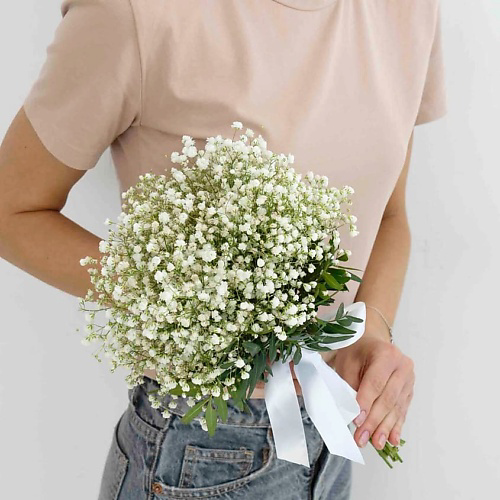 ЛЭТУАЛЬ FLOWERS Букет невесты из гипсофилы #1