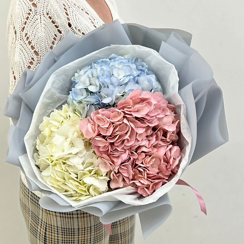 ЛЭТУАЛЬ FLOWERS Букет цветов из гортензии 3 шт #1