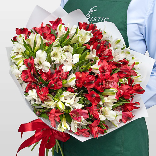 STUDIO FLORISTIC Букет Альстромерий «Клубничный Йогурт» #1