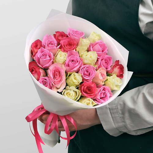 STUDIO FLORISTIC Букет из кенийских Роз 25 шт 40 см «Лилибет» #1