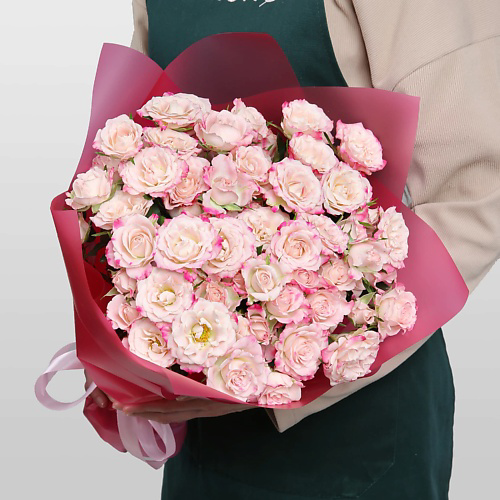 STUDIO FLORISTIC Букет кустовых Роз «Рефлекс заката» #1