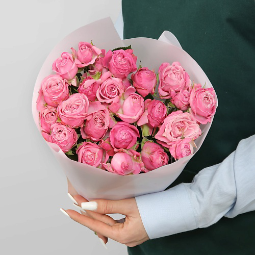 STUDIO FLORISTIC Букет пионовидных Роз «Розовая вуаль» #1