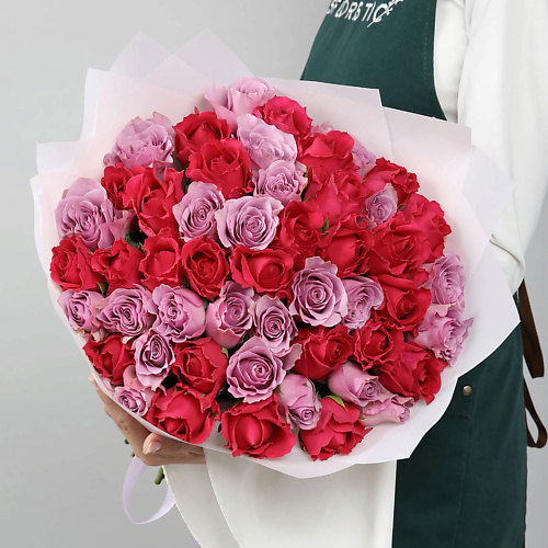 STUDIO FLORISTIC Букет Роз Кения 51 шт «Сказка из роз» #1