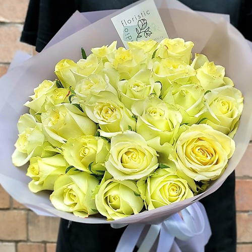 STUDIO FLORISTIC Букет Роз Кения 25 шт «Чайная роза» #1