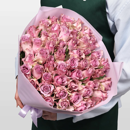 STUDIO FLORISTIC Букет Роз Кения 51 шт «Мистик Роуз» #1