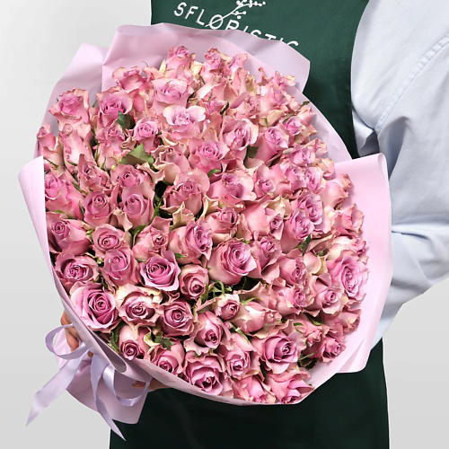 STUDIO FLORISTIC Букет Роз Кения 75 шт «Цвет Тишины» #1