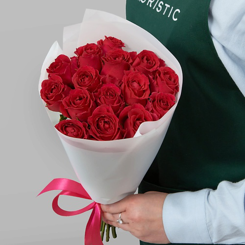 STUDIO FLORISTIC Букет Роз Кения 15 шт «Путь к сердцу» #1