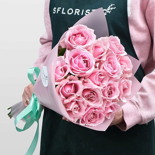 STUDIO FLORISTIC Букет розовых Роз «Бономиана» #1