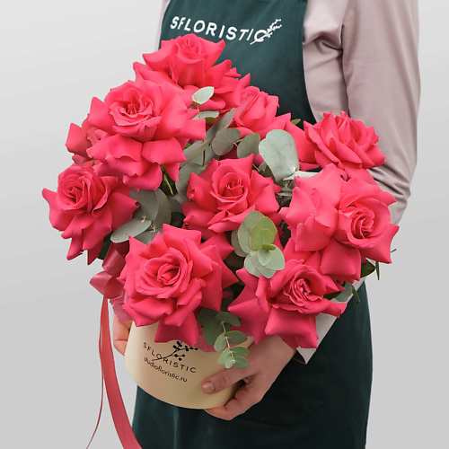 STUDIO FLORISTIC Композиция из Роз «Романтика» #1