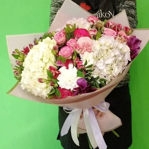 VORNIKOV BOUQUETS Букет с гортензией Воздух #1