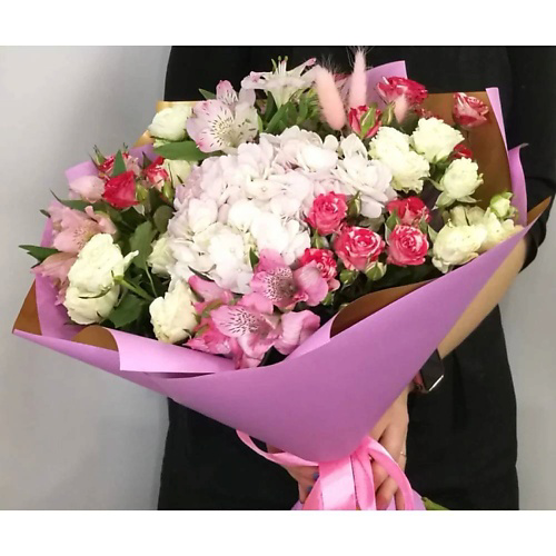 VORNIKOV BOUQUETS Букет с гортензией Шикарный день #1