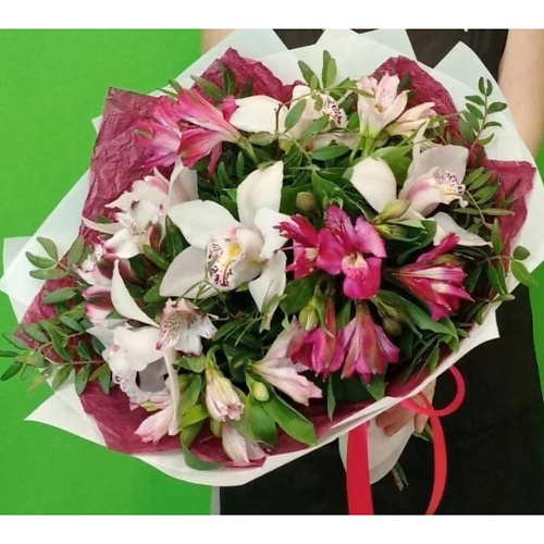 VORNIKOV BOUQUETS Букет с орхидеями Бабочки в животе #1