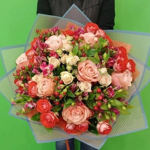 VORNIKOV BOUQUETS Букет с пионовидной розой Императрица #1