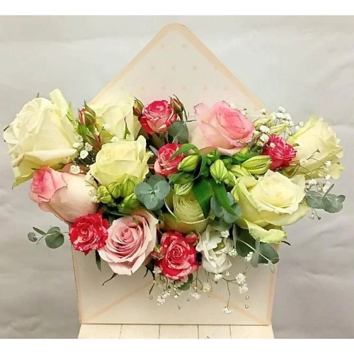 VORNIKOV BOUQUETS Цветы в конверте Письмо счастья #1