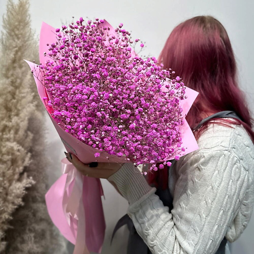 WISTERIA Букет розовая гипсофила #1
