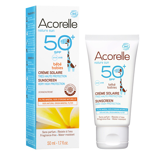 ACORELLE Солнцезащитный крем для детей  SPF 50 50 #1