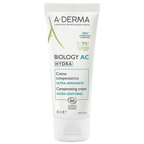 A-DERMA Крем восстанавливающий баланс ослабленной кожи Biology AC Hydra 40 #1
