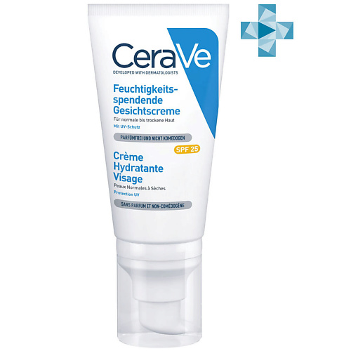 CERAVE Увлажняющий лосьон для нормальной и сухой кожи лица SPF25 Moisturizing 52 #1