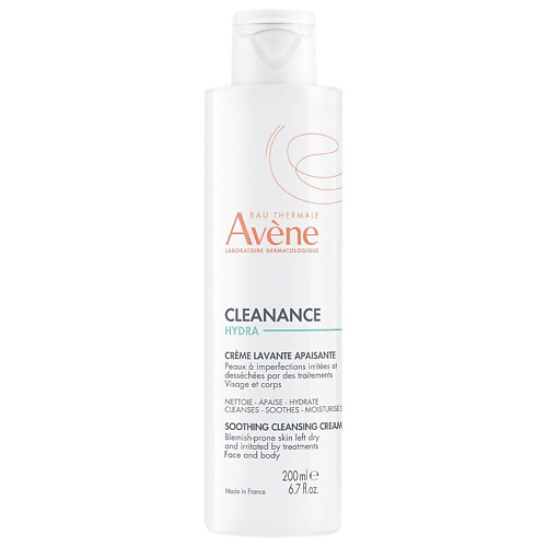 AVENE Очищающий смягчающий крем для проблемной кожи Cleanance Hydra Soothing Cleansing Cream 200 #1