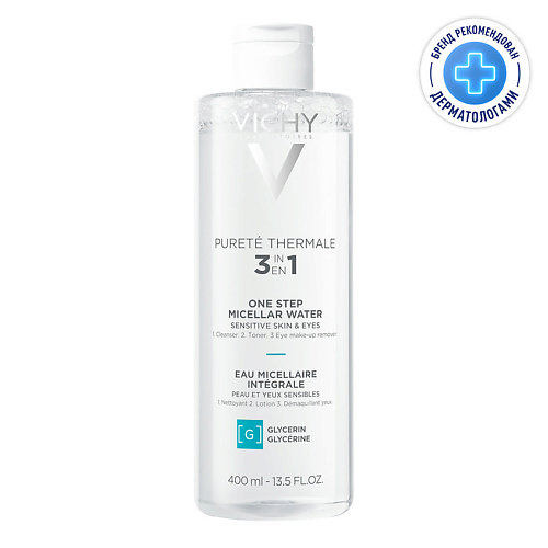 VICHY Мицеллярная вода с минералами для чувствительной кожи Purete Thermale 400 #1