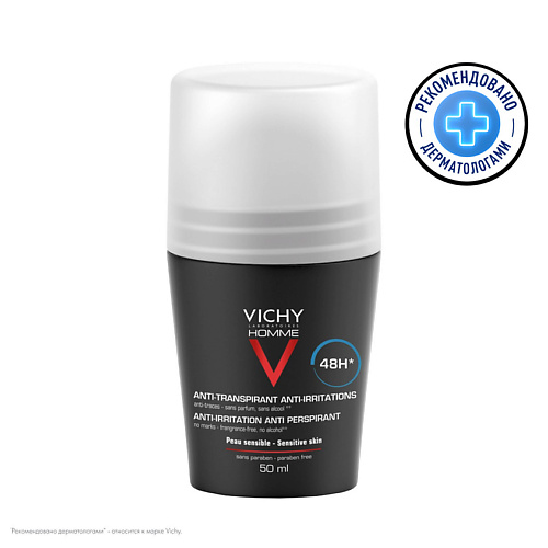 VICHY Дезодорант для чувствительной кожи 48 часов Homme Deo 48HR 50 #1
