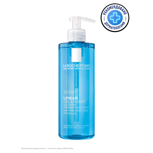 LA ROCHE-POSAY Lipikar Gel Lavant Успокаивающий очищающий гель для душа с защитными свойствами для чувствительной кожи детей и взрослых с ниацинамидом и маслом ши 400 #1