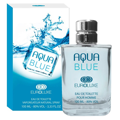 EUROLUXE Туалетная вода Aqua Blue мужской 100 #1