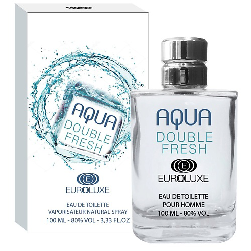 EUROLUXE Туалетная вода Aqua Double Fresh мужской 100 #1