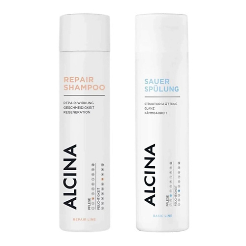 ALCINA Набор для ухода за волосами  Repair-Shampoo + Sauer-Spülung #1