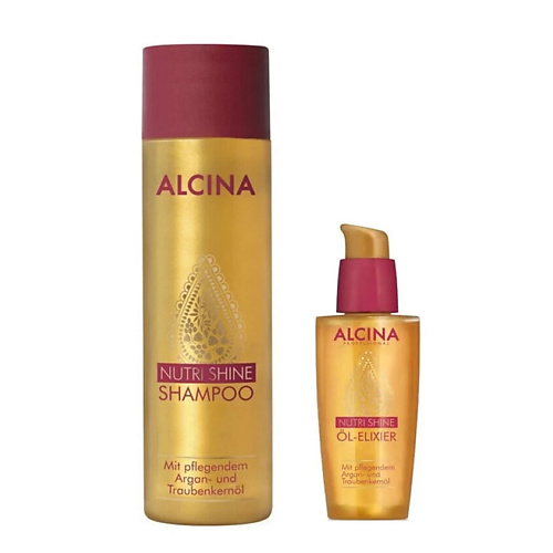 ALCINA Набор Nutri Shine Shampoo + Öl-Elixir #1