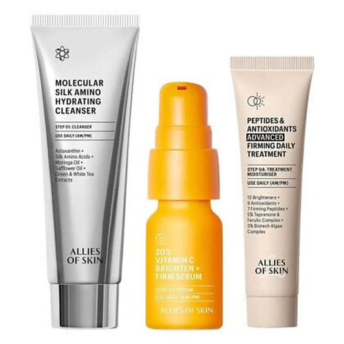 ALLIES OF SKIN Набор средств для лица Daily Firming Trio Anti Aging Skincare #1
