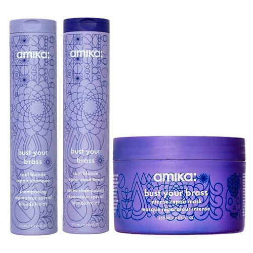 AMIKA Набор Bust Your Brass Cool Blonde Repair Trio #1