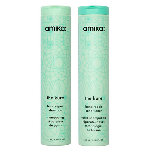 AMIKA Набор The Kure Strength Repair Shampoo and Conditioner Bundle #1