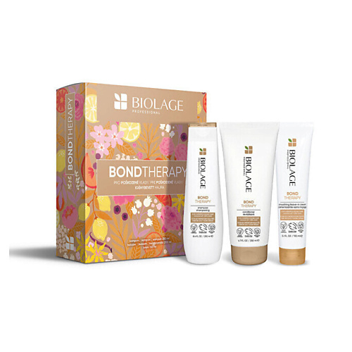 BIOLAGE Подарочный набор для восстановления волос Bond Therapy: Шампунь + Кондиционер + Крем #1