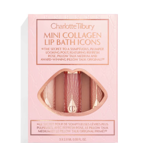 CHARLOTTE TILBURY Подарочный набор Mini Collagen Lip Bath Icons #1