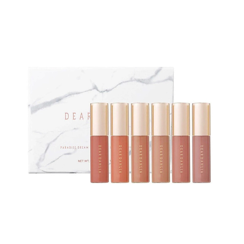 DEAR DAHLIA Мини набор матовых помад Paradise Dream Velvet Lip Mousse Mini #1