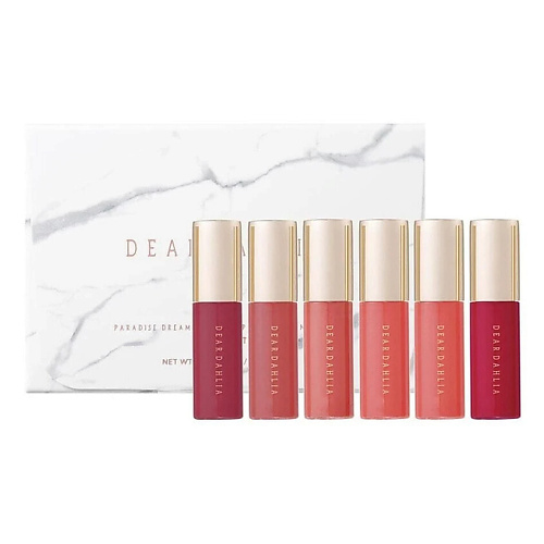 DEAR DAHLIA Набор матовых помад  Velvet Lip Mousse Pink Collection #1