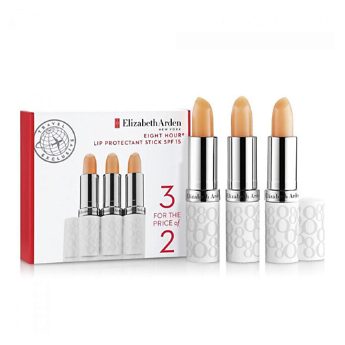 ELIZABETH ARDEN Трио защитных бальзамов для губ Eight Hour Cream Lip Protectant #1