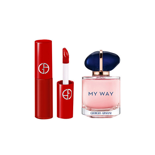 GIORGIO ARMANI Подарочный набор MY WAY+Жидкая помада Мини #1