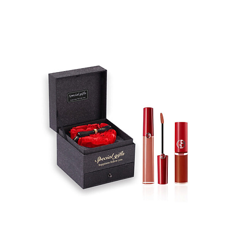 GIORGIO ARMANI Подарочный набор Помада Lip Maestro Satin+Помада Mini #1