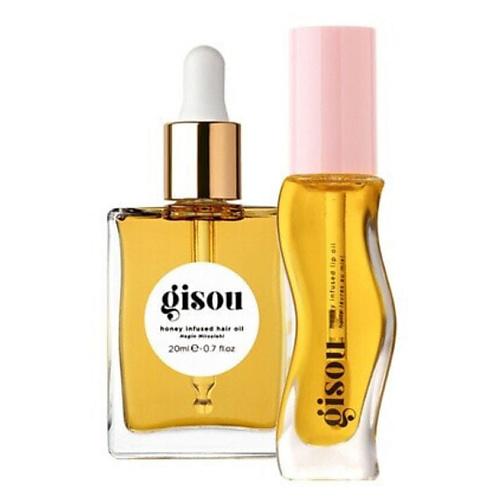 GISOU Подарочный набор Honey Gloss Duo Масло для губ+Мвсло для волос #1