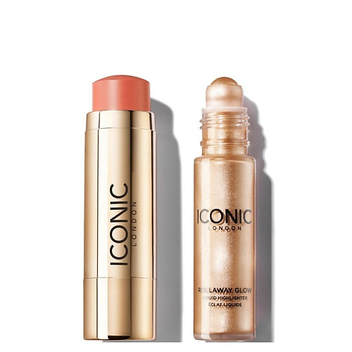 ICONIC LONDON Набор Blush Stick и Rollaway Glow V2 Bundle : Румяна + Хайлайтер #1